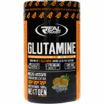 Aminohape L-glutamiin REAL PHARM 500g apelsinimaitseline