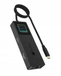 V&auml;line k&otilde;vakettadokk ICY BOX Spade Dock, USB 3.2 Gen 2, Type-C, must