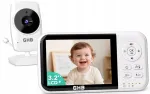 Lapse j&auml;lgimise videomonitor NANNY GHB 3,2'' LCD-ekraaniga, kaamera, 2100mAh aku, temperatuurianduri ja suumiga