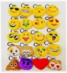 Pehmed emoji v&otilde;tmehoidjad lastele, 20 tk