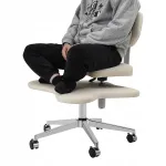 Ergonoomiline b&uuml;rootool ratastega, sobib jalgade ristis istumiseks