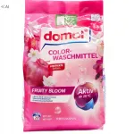 Pesupulber Domol FRUITY BLOOM v&auml;rvilistele kangastele, 1,35 kg, 20 pesukorda