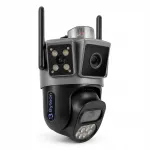 WiFi IP-kaamera Byteon, 5 GHz, p&ouml;&ouml;ratav, 2x5 MP, kaks kaamerat, automaatne j&auml;lgimine