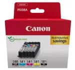 CANON PIXMA tindikassett printerile, 5 v&auml;rvi (PGBK, C, M, Y, BK)