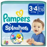 Ujumism&auml;hkmed Pampers Splashers, suurus 3-4, 6-11 kg, 12 tk