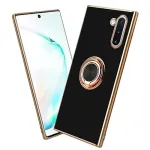 Samsung Galaxy Note 10 must-kuldne &uuml;mbris kaitser&otilde;ngaga