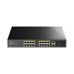 V&otilde;rgul&uuml;liti Cudy FS1018PS1, 16x FE PoE+ (200W), 1x SFP