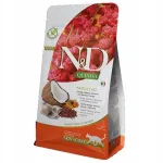 N&D Quinoa Skin & Coat kassitoit kilu ja kookosega, 1,5 kg
