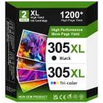 HP 305XL musta ja v&auml;rviline tindikassett, asendus