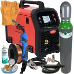Keevitusmasin MIG/MAG 200A ALU Synergy LCD 230V, IDEAL, 3in1 komplekt