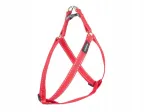 Koera rakmed AMIPLAY, punased, helkuriga, reguleeritavad, suurus L (40-75x2 cm)