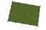 Telgina tarp DD Hammocks XL 4,5x3 m, oliivroheline, UV50