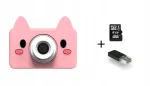 Laste digikaamera 32Mpix 1080p koos 32GB kaardiga, filtrite, efektide ja m&auml;nguga PIG