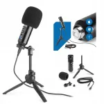 USB mikrofon arvutile koos YT STREAM statiiviga