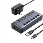 UGREEN 7-in-1 USB-C jagaja, USB-C kuni 7x USB-A 3.0