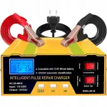 Automaatne akulaadur LCD-ekraaniga, 12V/24V, 10A
