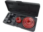 Extol Premium GK puidu puurkomplekt, 12 l&auml;bim&otilde;&otilde;duga &Oslash;19-76mm