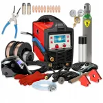 Keevitusaparaat WELDMAN MIG/MAG/TIG/MMA 230V, s&uuml;nergiline komplekt