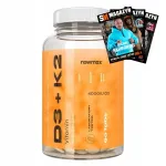 Toidulisand nowmax VITAMIIN D3 4000 IU + K2 MK7, 90 tabletti