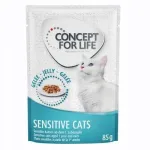 Concept for Life Sensitive m&auml;rg kassitoit želees, 12 x 85 g