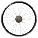 Jalgratta tagumine ratas 28" 29" 700c 7-k&auml;iku RAWKA must