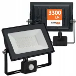 LED-projektor liikumisanduriga 30W 3300lm IP65 6000K