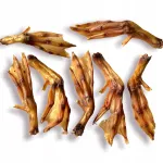 Kuivatatud pardak&auml;pad koertele DUCK PAWS, 100 g, looduslikud