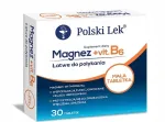 Toidulisand magneesium + vit B6, 9 g (30 x 0,3 g), Polski Lek