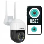 V&auml;listingimustes PTZ IP kaamera FORCE, 4 MP, WiFi, 4&times; suum, Full HD, ICSEE, signalisatsiooniga