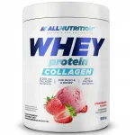 Allnutrition Whey Protein Collagen 500g valgupulber koos kollageeniga, maasika maitsega
