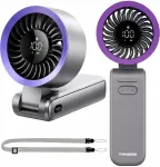 Kaasaskantav mini lauaventilaator, vaikne, 3600mAh, 100 režiimi