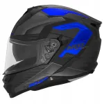 Motorrattakiiver NOX Integral Carver, must/sinine, matt, 2XL