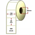 Isetervenivad termokleebised 100x80 mm, 500 tk, ZEBRA, Brother TD