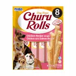 INABA Churu Rolls kanaliha ja l&otilde;he lisandiga, 8 x 12 g