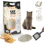 Kassiliiv UniQ Pets Tofu, naturaalne, &ouml;koloogiline, 2,5 kg, biolagunev