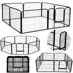 Suur metallist lemmikloomade puur CAGE XL, 165x165x60 cm