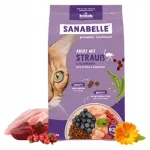 Sanabelle Adult Ostrich kuiv kassi toit 400 g