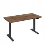 Reguleeritav elektriline laud BIMOTION 1S, 140x70 cm, must/p&auml;hkli toon, k&otilde;rgus 73&ndash;120 cm