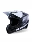 Motokrossi kiiver ALPINESTARS SUPERTECH M3 Radium must/valge/hall M