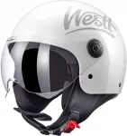 Mootorrattakiiver WESTT Classic Jet koos kaitseklaasiga