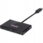 CLUB3D DisplayPort 1.2 videojaotur, 4 monitorile, USB toide