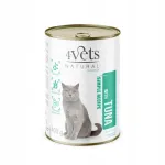 4Vets Natural m&auml;rg kassitoit tuunikalaga, 400 g