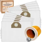 KARCHER WD3, SE4001, WD2 PLUS, KWD3, V17, V15 tolmuimejakotid, 10 tk + filter