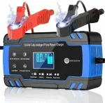 Automaatne 12V/24V auto akulaadija parandustoiminnaga