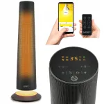 Ventilaatoriga k&uuml;tteseade Yoer, 2500 W, vaikne, taimeriga, 4 režiimi, energias&auml;&auml;stlik