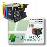 BROTHER LC1280XL tindikassetid, 4 tk, sobivad MFC-J6510DW / MFC-J5910DW / MFC-J6910DW / MFC-J6710DW printeritele
