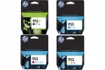 HP 953XL tindikassett must + 953 CMY, 4 tk, sobib 7740, 8210, 8710, 8720, 8730