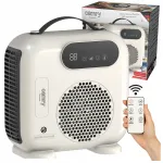 Elektriline ventilaatoriga k&uuml;ttekeha, 2000 W, termostaadi ja kaugjuhtimispuldiga