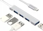 USB C adapter, 4 x USB 3.0 pesa