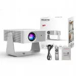 LED projektor X3 Blossom Android 4K k&otilde;lariga, valge